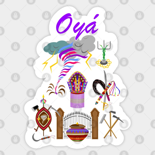 Oyá Sticker by Korvus78